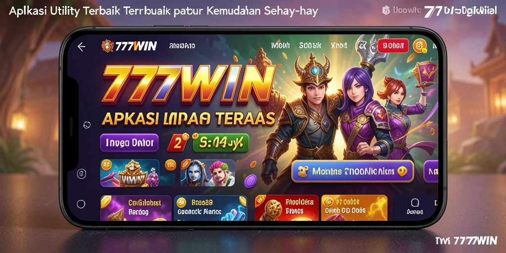 Tampilan antarmuka aplikasi 777WIN dengan fitur pengelolaan tugas.