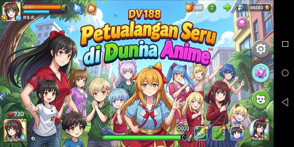 Menampilkan karakter anime dalam pertarungan seru di DV188.