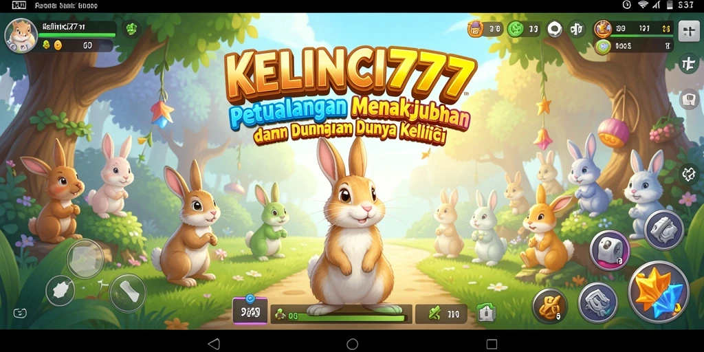 Tampilan gameplay KELINCI777 dengan dunia petualangan yang menakjubkan.