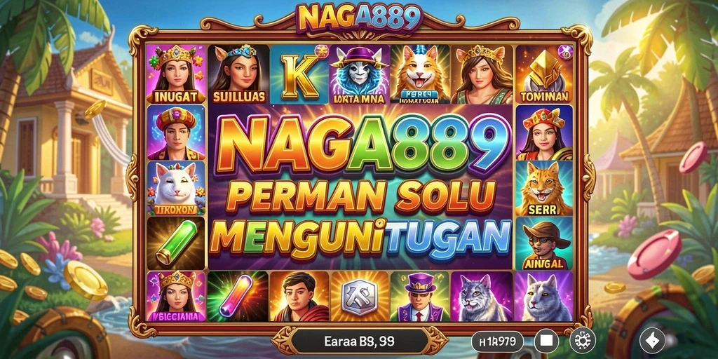 Tampilan menarik dari gameplay NAGA889 dengan berbagai mesin Slot yang beragam.