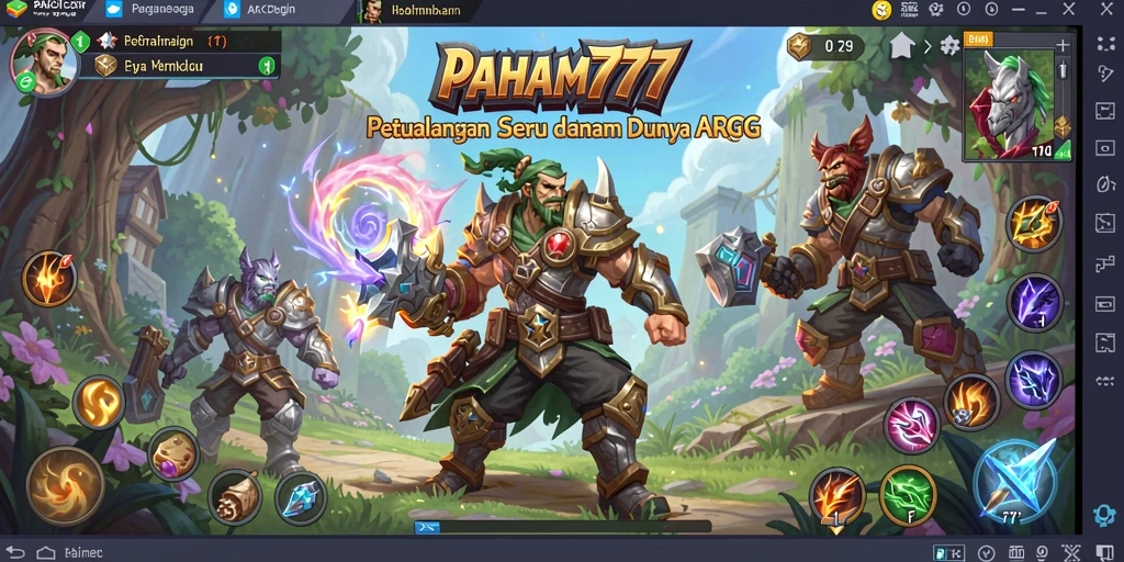 Tangkapan layar gameplay mendebarkan di dunia PAHAM777.