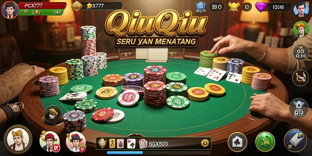 Tampilan gameplay seru dalam PCX777 QiuQiu.