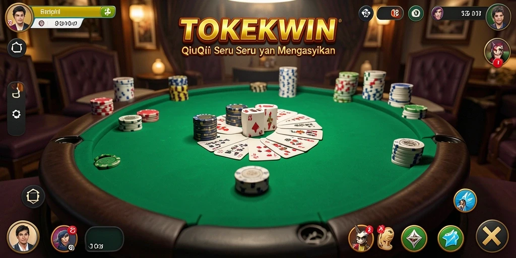 Tampilan gameplay QiuQiu di TOKEKWIN yang menarik dan seru.