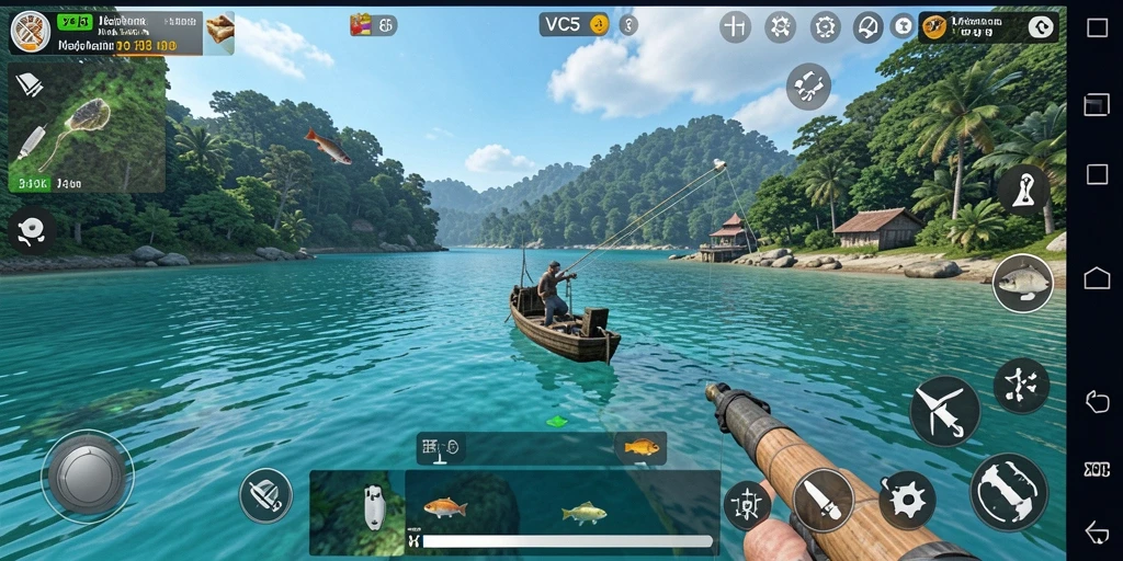Tangkapan ikan yang menakjubkan dalam permainan VC5.