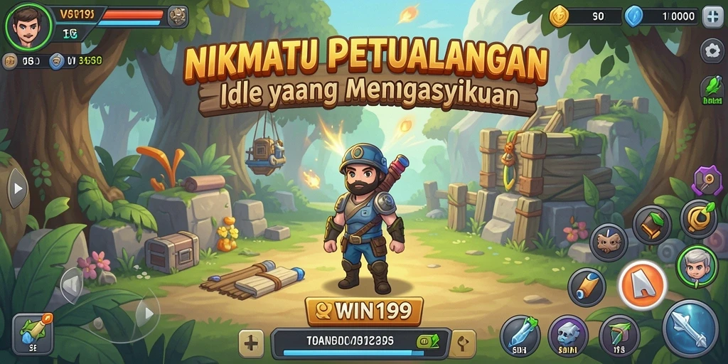 Tampilan gameplay <strong>WIN199</strong> yang menakjubkan dengan dunia yang dapat dijelajahi.